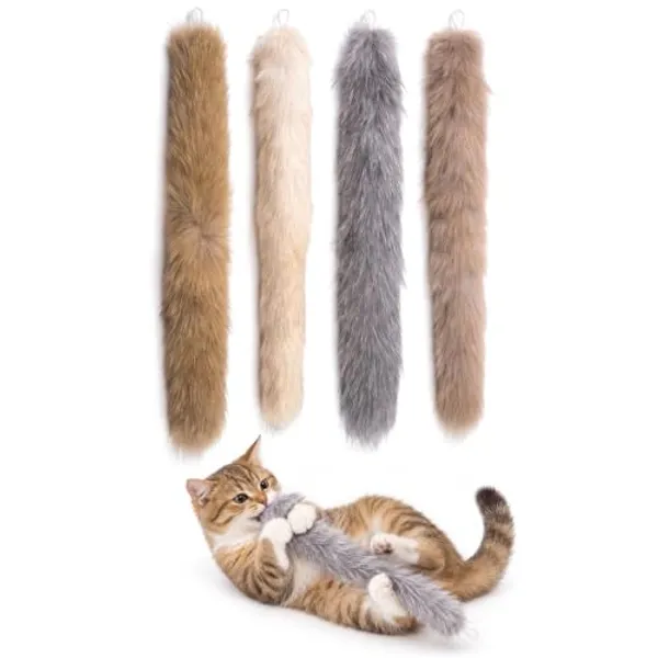 フェイクファー猫じゃらし 4色セット